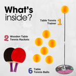 Indoor Sports Table Tennis Trainer Kit for Kids & Adults