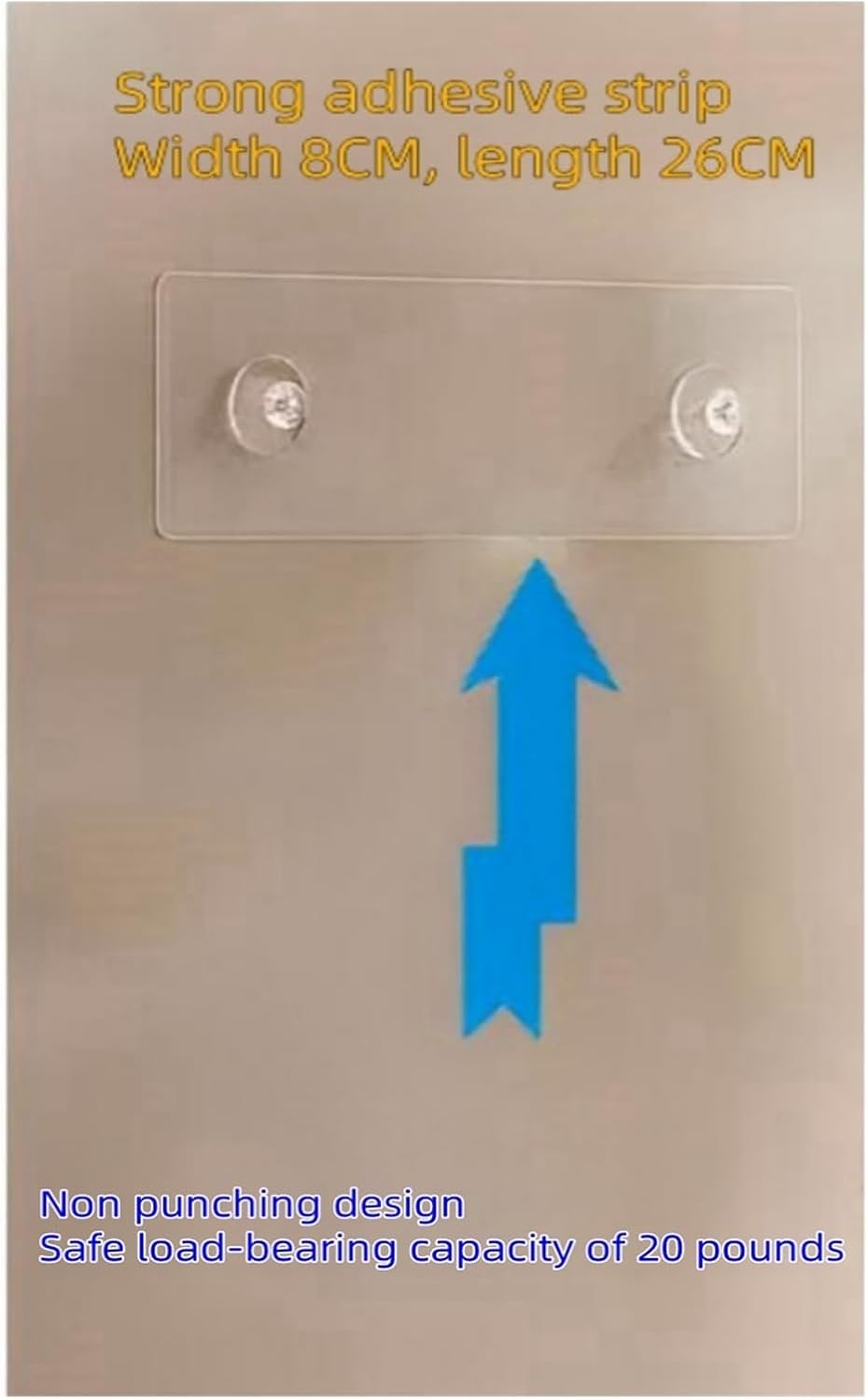 Bathroom Rack Wall Hanging Storage Rack Waterproof No Drilling