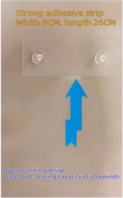 Bathroom Rack Wall Hanging Storage Rack Waterproof No Drilling