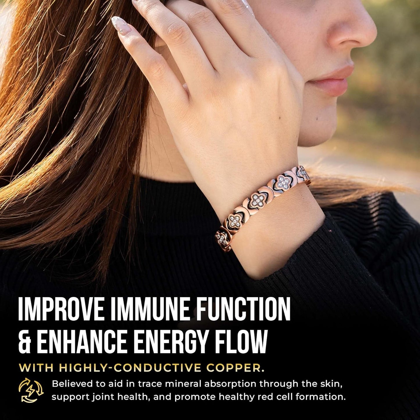 Ultra Strength Magnetic Copper Bracelet