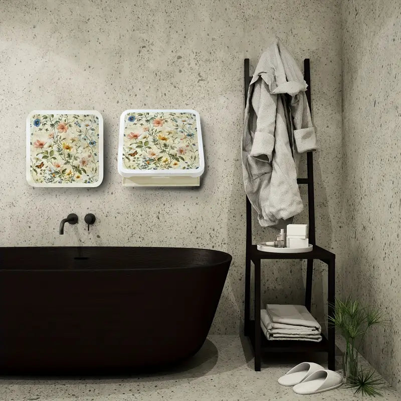 Bathroom Rack Wall Hanging Storage Rack Waterproof No Drilling