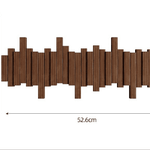 Creative Wall Mounted Coat Rack with Retractable Pegs