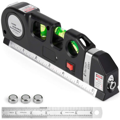 Distance Meter 4-in-1 Level Tape