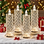 LED Crystal Candle Lights- Romantic Tabletop Night Lights