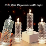 LED Crystal Candle Lights- Romantic Tabletop Night Lights