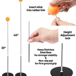 Indoor Sports Table Tennis Trainer Kit for Kids & Adults