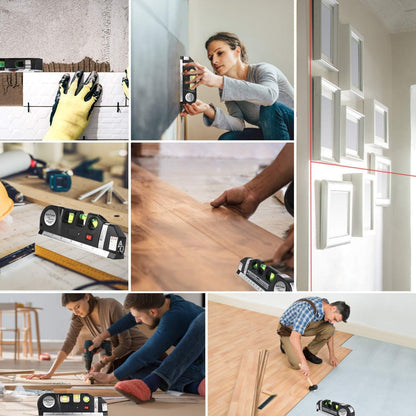 Distance Meter 4-in-1 Level Tape