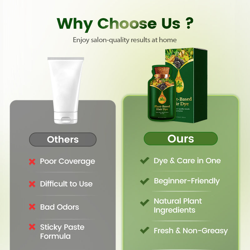 🎉50% OFF🎉 Gentle Plant-Based Quick-Use Hair Dye