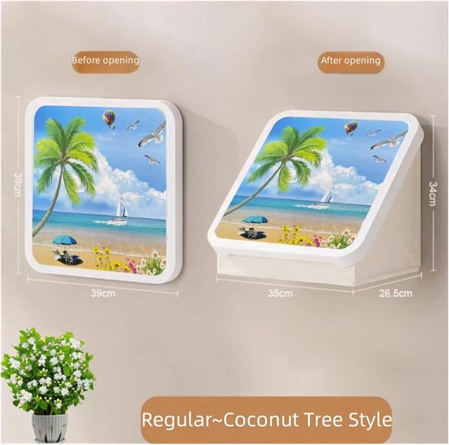 Bathroom Rack Wall Hanging Storage Rack Waterproof No Drilling