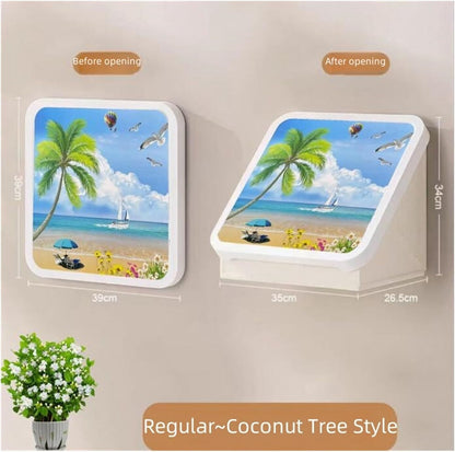 Bathroom Rack Wall Hanging Storage Rack Waterproof No Drilling