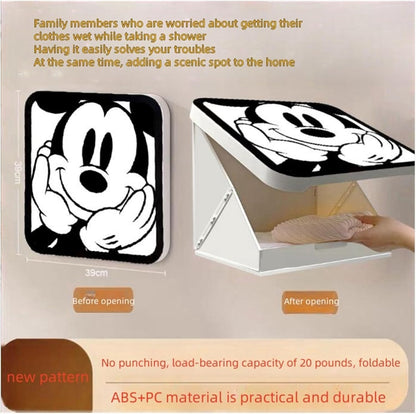 Bathroom Rack Wall Hanging Storage Rack Waterproof No Drilling