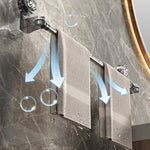 🛁✨ Light Luxury No-Punch - Retractable Suction Cup Towel Bar